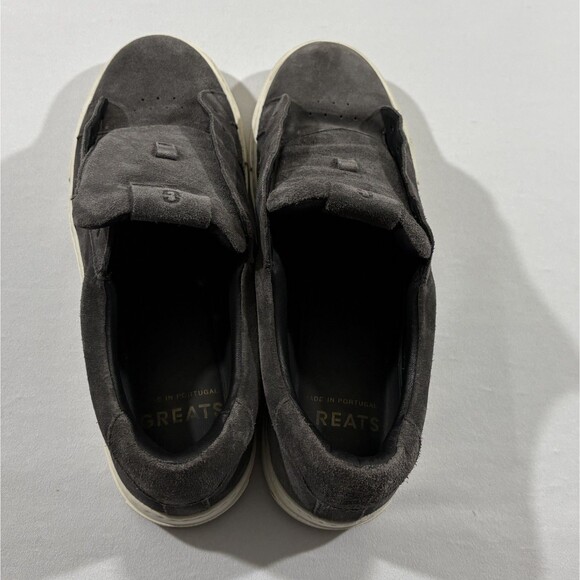 Greats Brooklyn Royale 2.0 Mens Shoes Gray Suede Leather Sneakers Low Sz 10.5 main image 9
